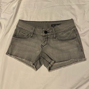 SOLD! Black Orchid Grey Denim Shorts